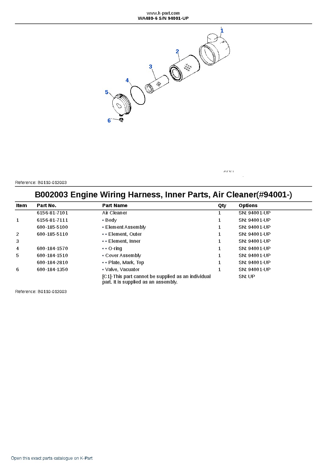 WA480-6 S/N 94001-UP – sample page 5 WA480-6 S/N 94001-UP – sample page 5