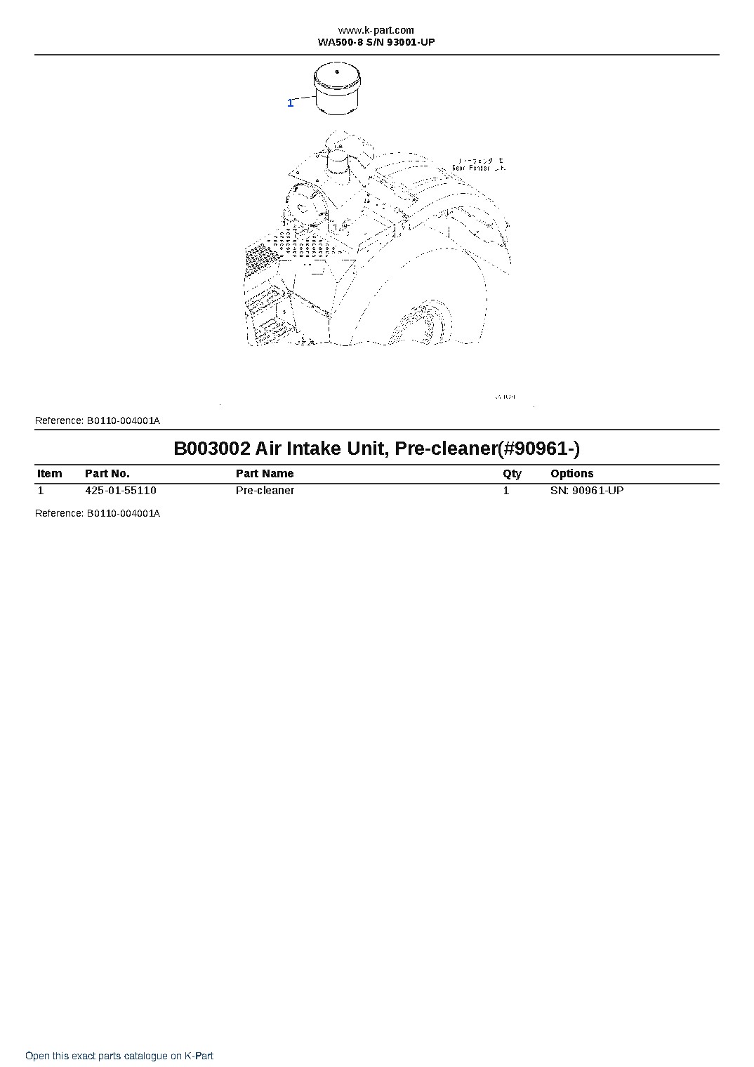 WA500-8 S/N 93001-UP – sample page 6 WA500-8 S/N 93001-UP – sample page 6
