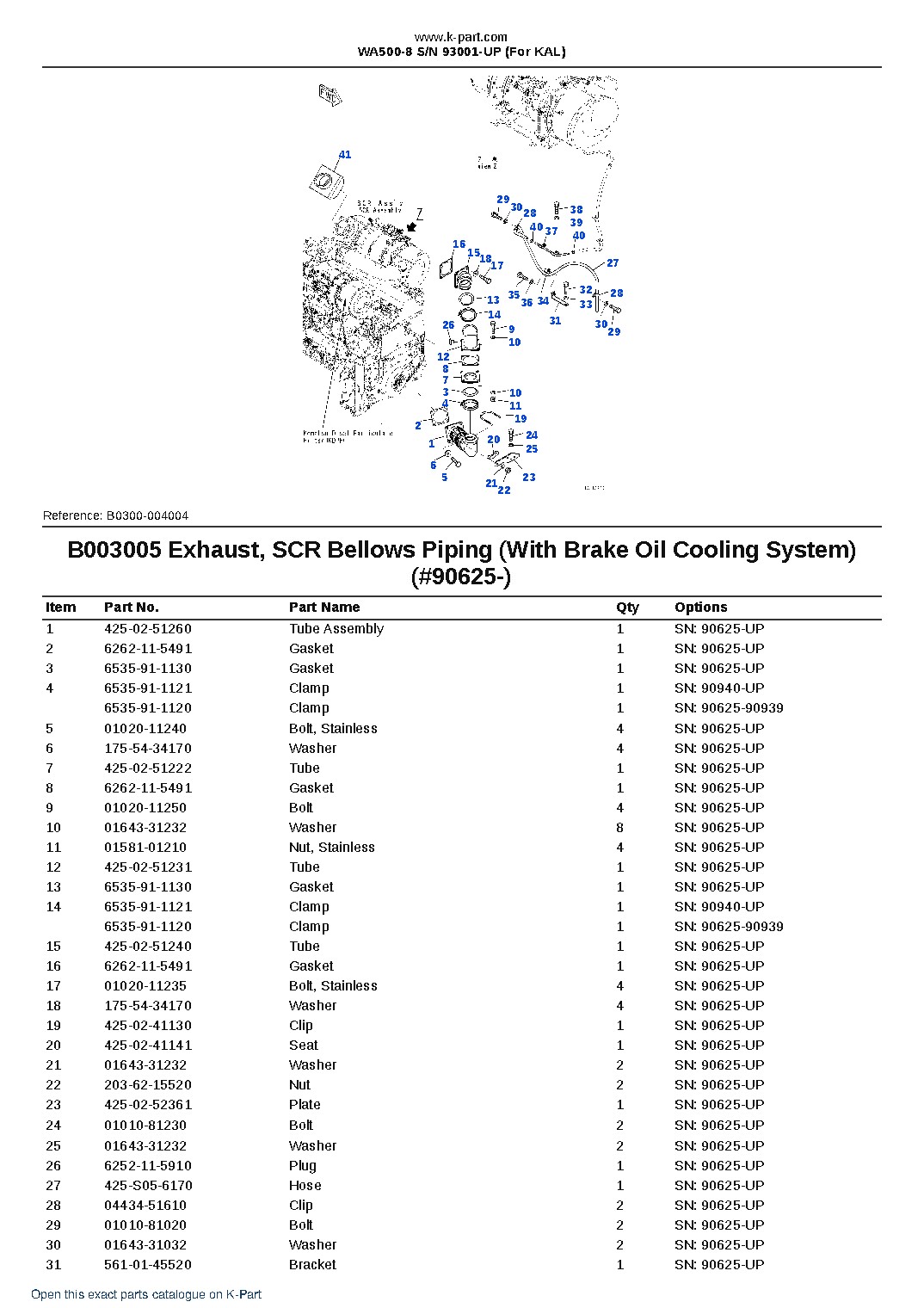 WA500-8 S/N 93001-UP (For KAL) – sample page 9 WA500-8 S/N 93001-UP (For KAL) – sample page 9
