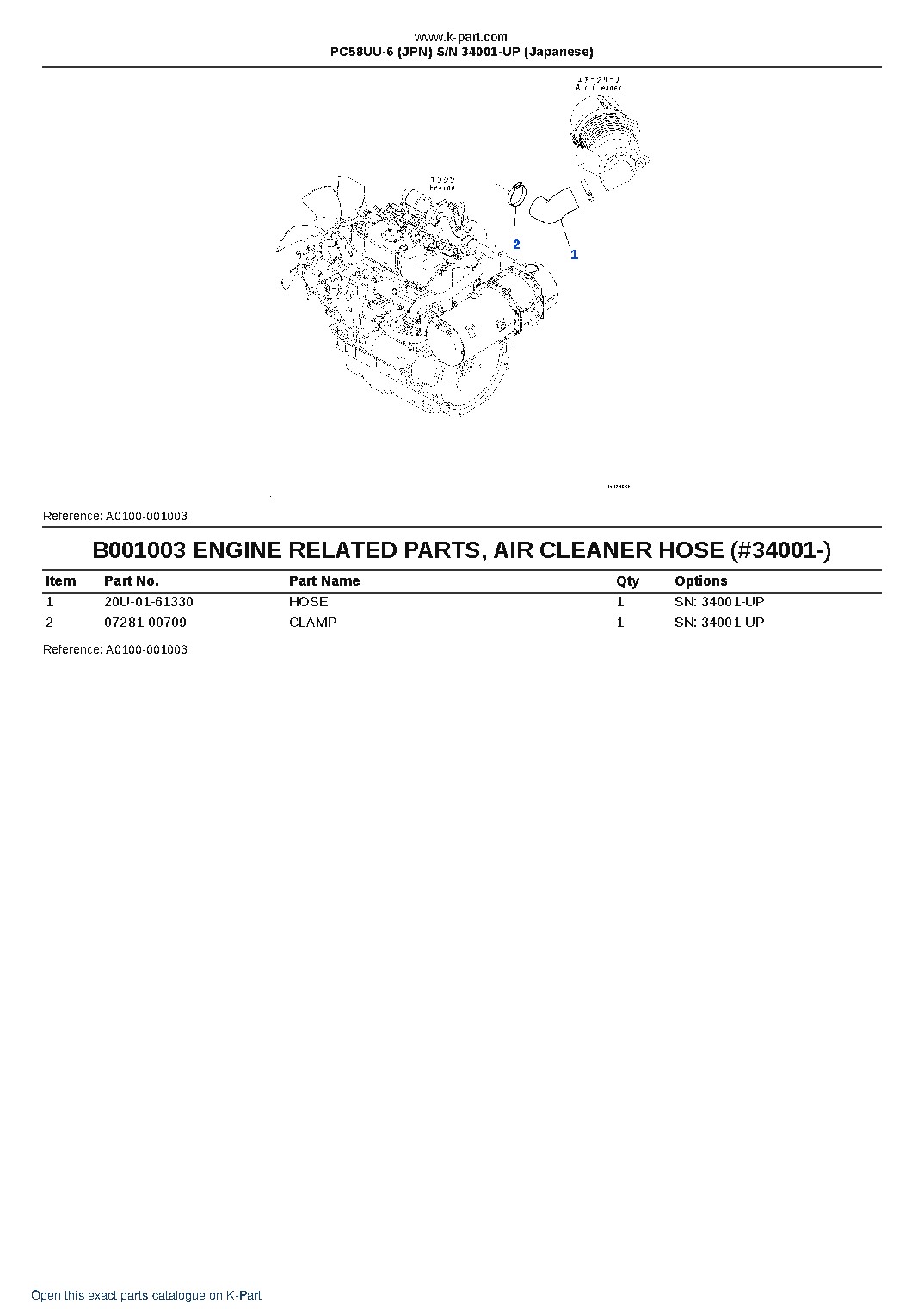 PC58UU-6 (JPN)  S/N 34001-UP (Japanese) – sample page 3