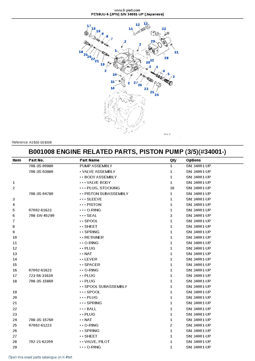PC58UU-6 (JPN)  S/N 34001-UP (Japanese) – sample page 9