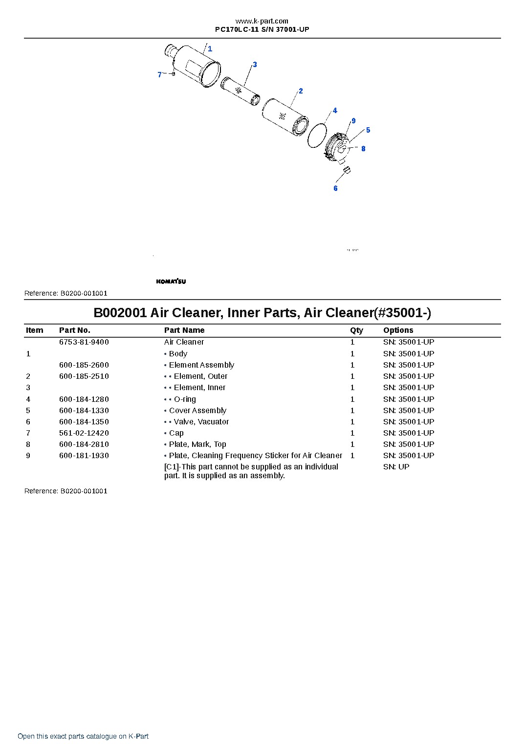 PC170LC-11 S/N 37001-UP – sample page 2 PC170LC-11 S/N 37001-UP – sample page 2