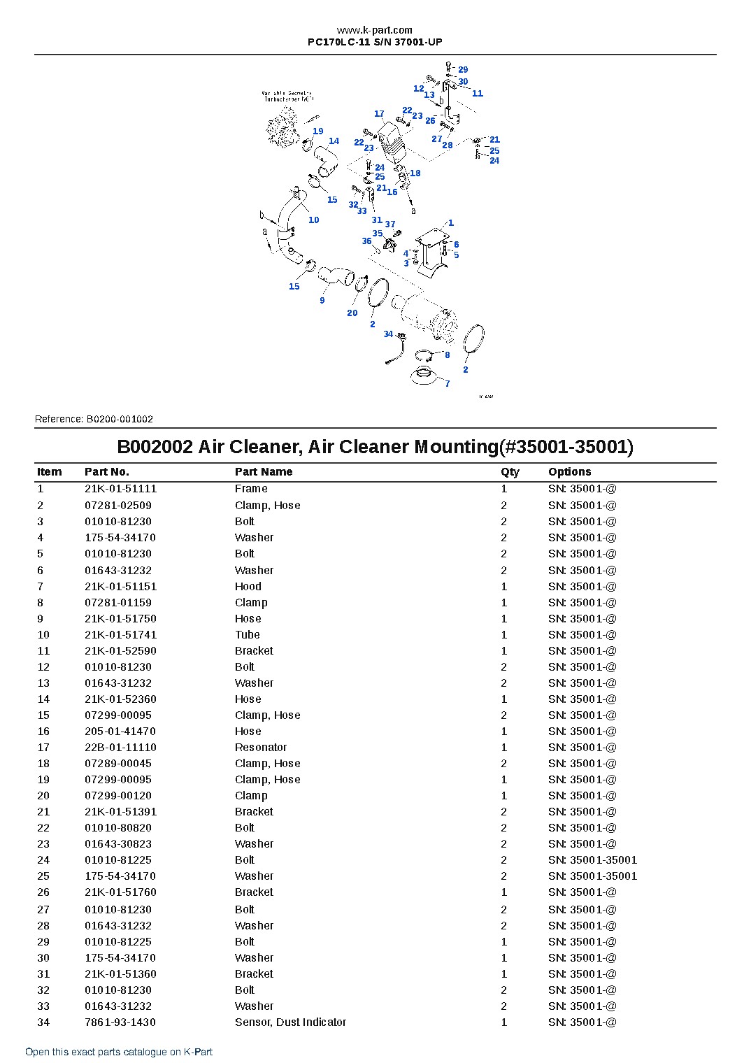PC170LC-11 S/N 37001-UP – sample page 3 PC170LC-11 S/N 37001-UP – sample page 3
