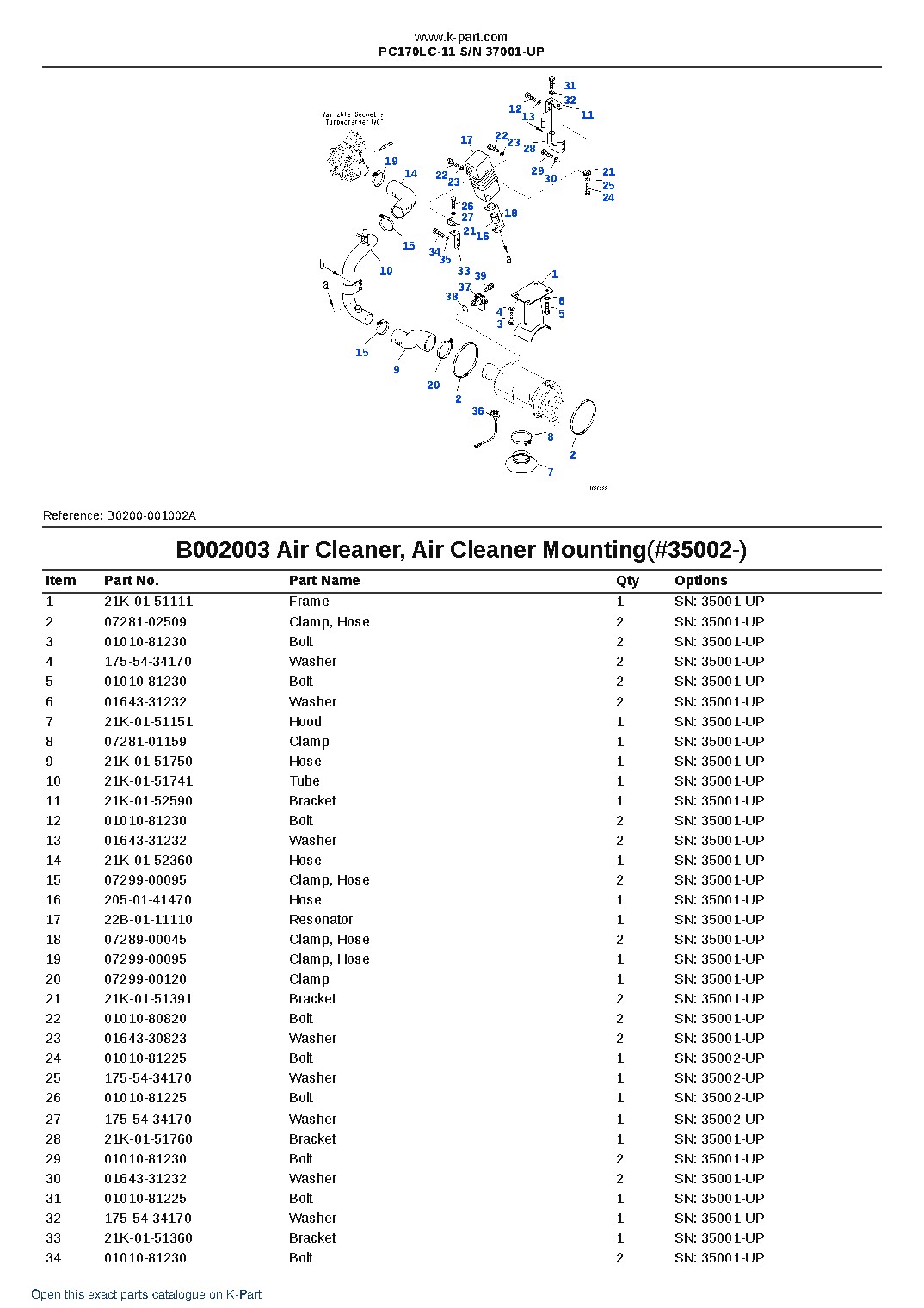 PC170LC-11 S/N 37001-UP – sample page 5 PC170LC-11 S/N 37001-UP – sample page 5