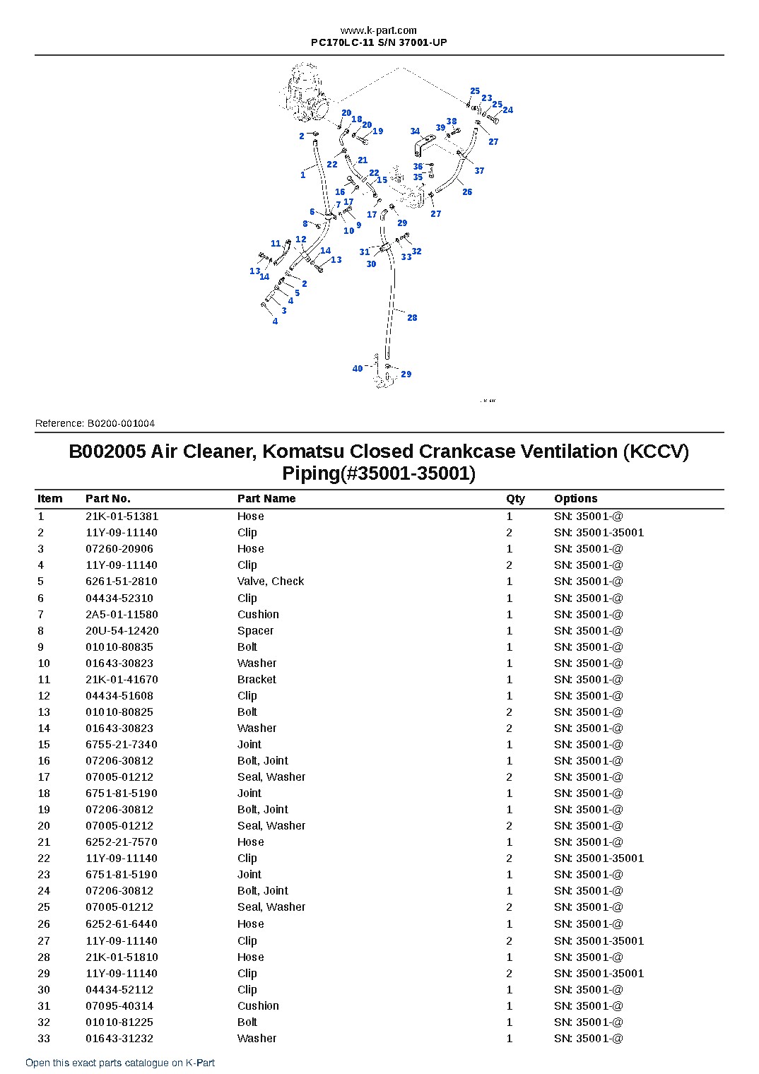 PC170LC-11 S/N 37001-UP – sample page 8 PC170LC-11 S/N 37001-UP – sample page 8