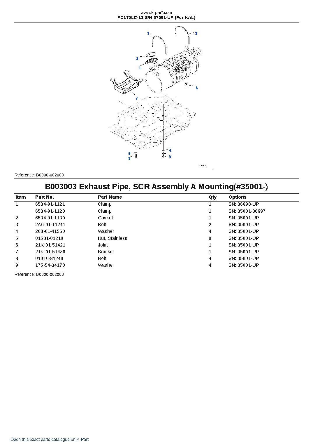 PC170LC-11 S/N 37001-UP (For KAL) – sample page 7 PC170LC-11 S/N 37001-UP (For KAL) – sample page 7