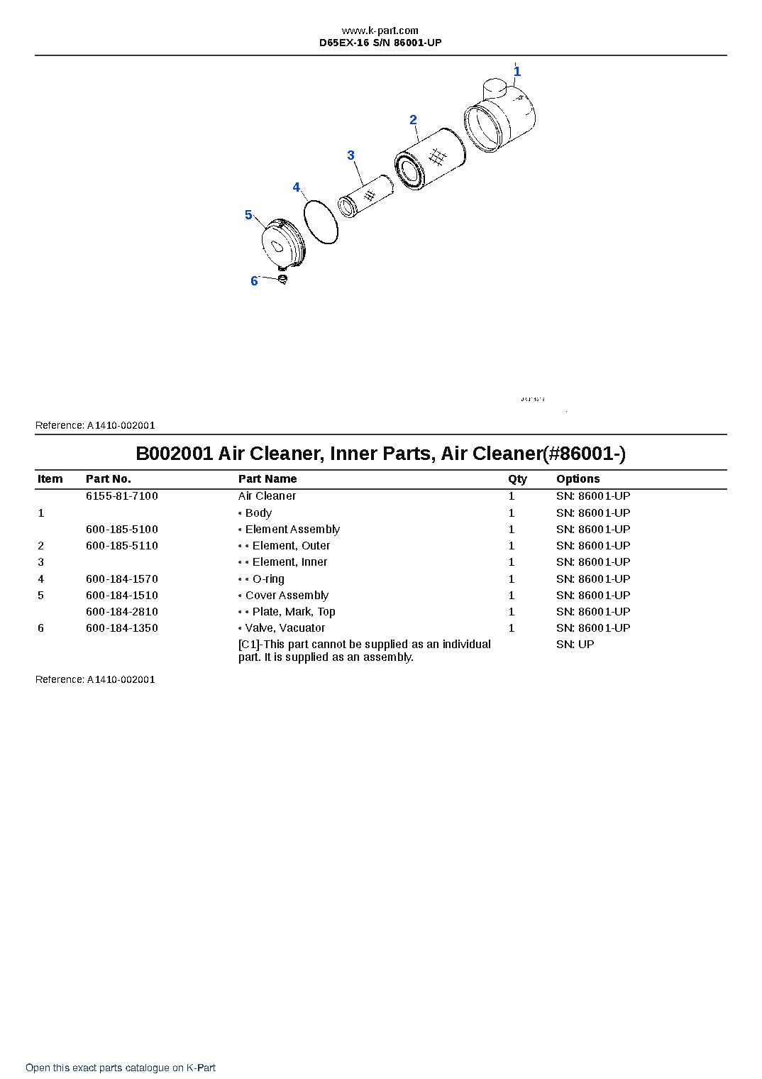 D65EX-16 S/N 86001-UP – sample page 3 D65EX-16 S/N 86001-UP – sample page 3