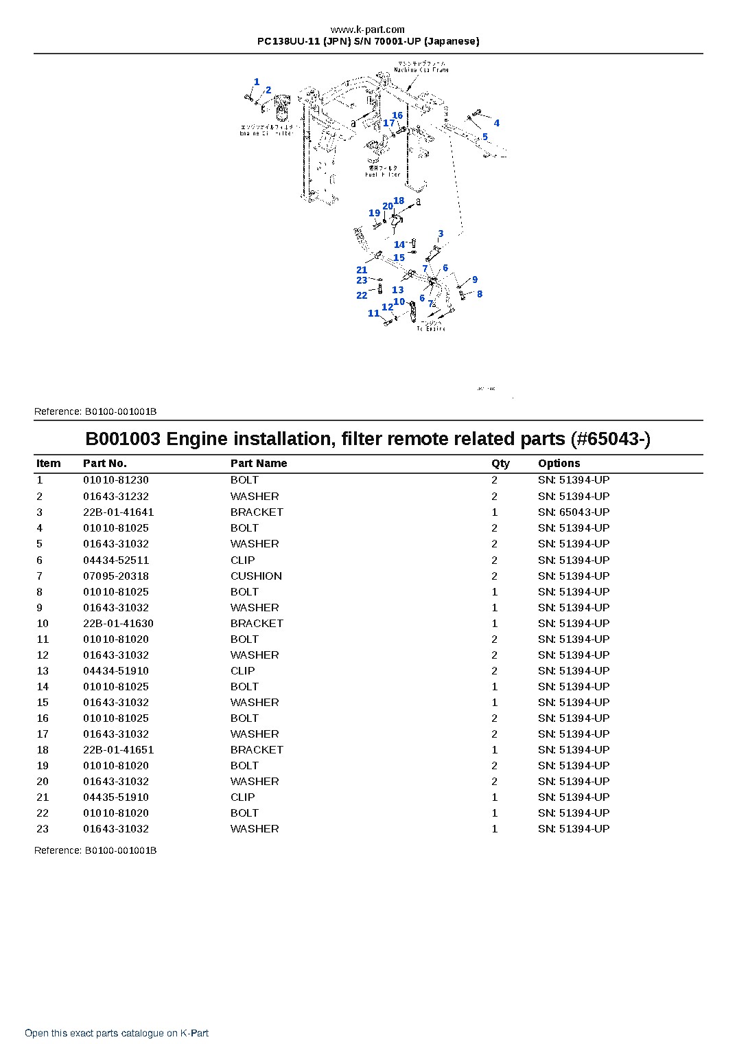 PC138UU-11 (JPN) S/N 70001-UP (Japanese) – sample page 3 PC138UU-11 (JPN) S/N 70001-UP (Japanese) – sample page 3