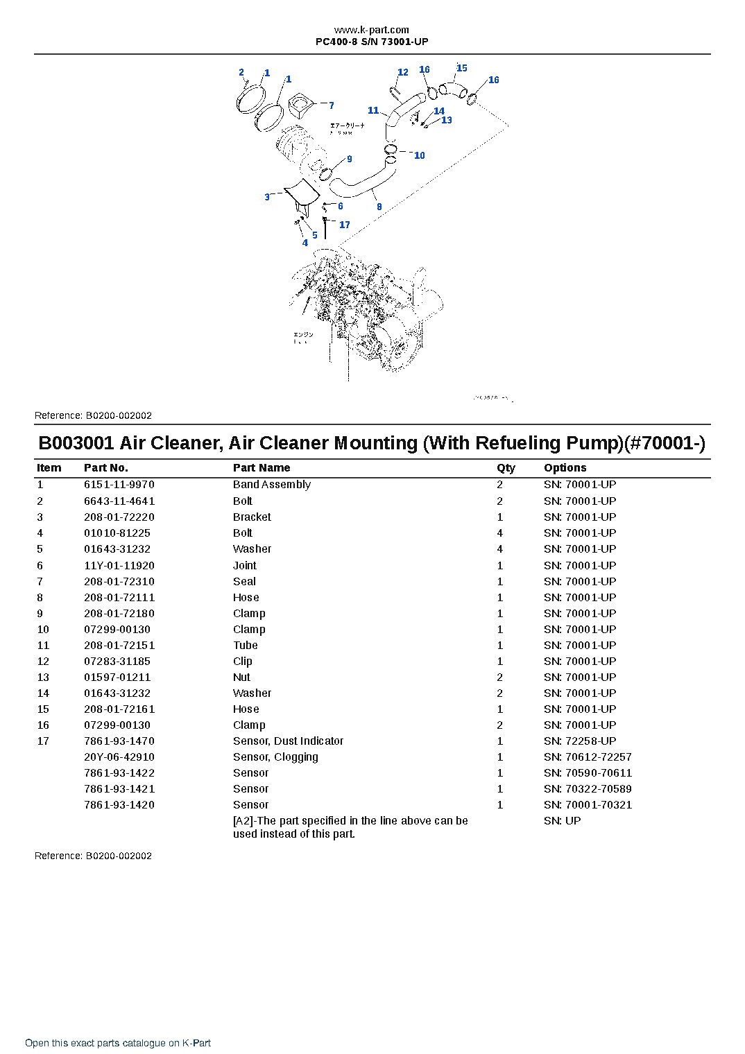 PC400-8 S/N 73001-UP – sample page 4