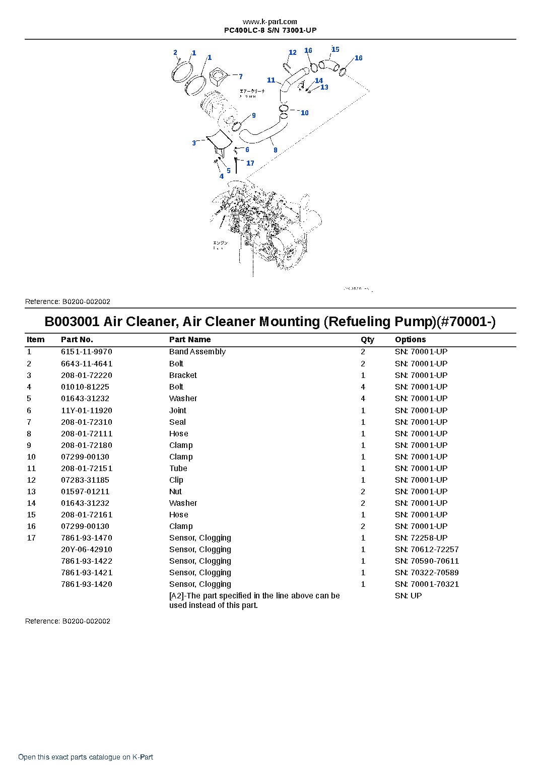 PC400LC-8 S/N 73001-UP – sample page 4 PC400LC-8 S/N 73001-UP – sample page 4