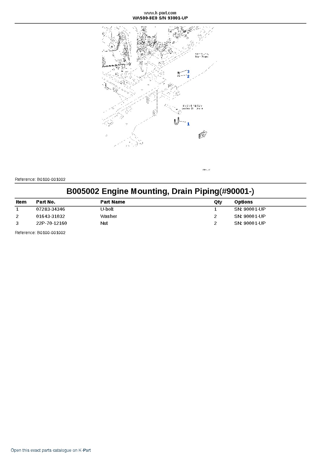WA500-8E0 S/N 93001-UP – sample page 6 WA500-8E0 S/N 93001-UP – sample page 6
