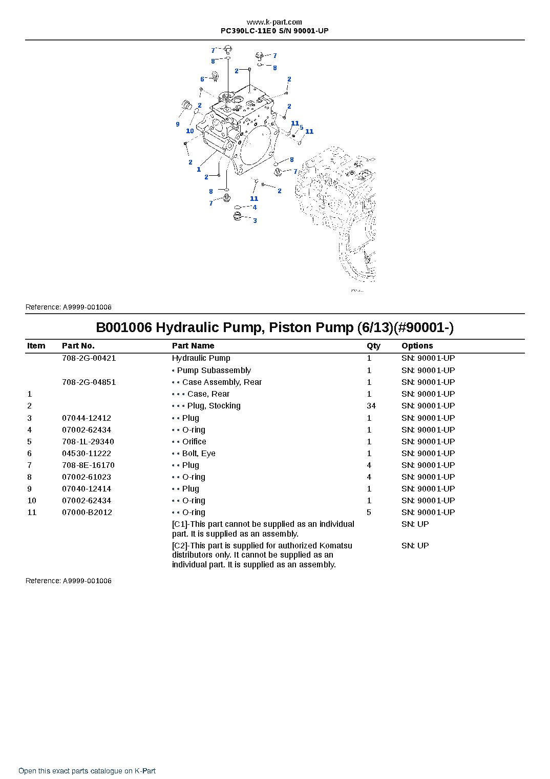 PC390LC-11E0 S/N 90001-UP – sample page 8 PC390LC-11E0 S/N 90001-UP – sample page 8