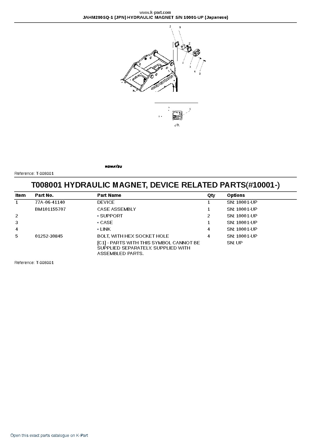 JAHM200SQ-1 (JPN) HYDRAULIC MAGNET S/N 10001-UP (Japanese) – sample page 10 JAHM200SQ-1 (JPN) HYDRAULIC MAGNET S/N 10001-UP (Japanese) – sample page 10