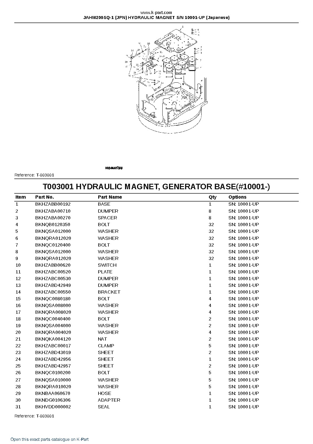 JAHM200SQ-1 (JPN) HYDRAULIC MAGNET S/N 10001-UP (Japanese) – sample page 4 JAHM200SQ-1 (JPN) HYDRAULIC MAGNET S/N 10001-UP (Japanese) – sample page 4