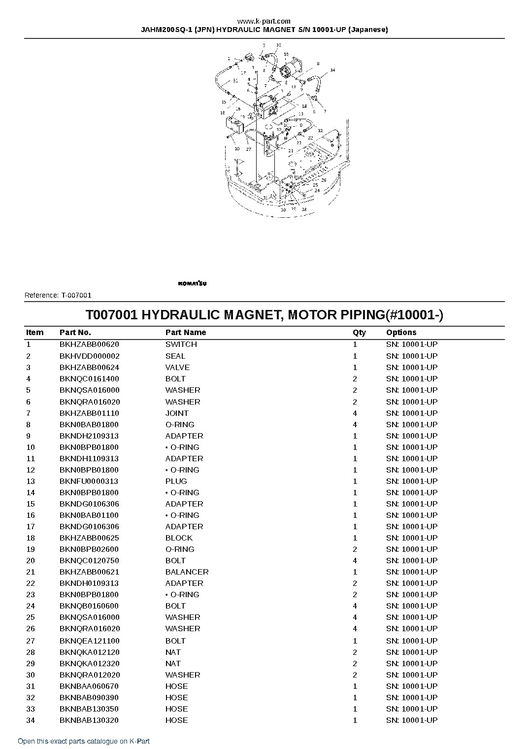 JAHM200SQ-1 (JPN) HYDRAULIC MAGNET S/N 10001-UP (Japanese) – sample page 8 JAHM200SQ-1 (JPN) HYDRAULIC MAGNET S/N 10001-UP (Japanese) – sample page 8