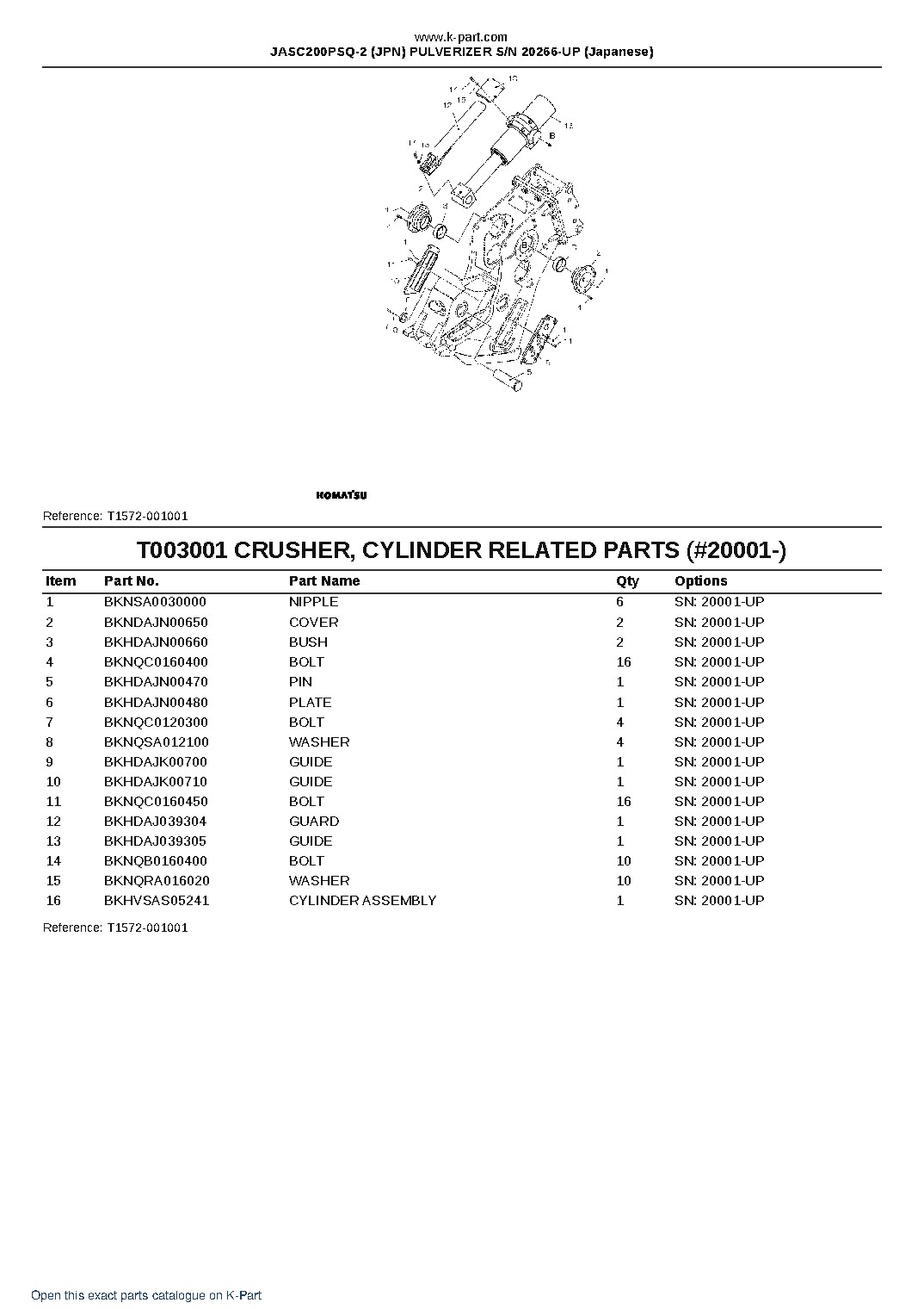 JASC200PSQ-2 (JPN) PULVERIZER S/N 20266-UP (Japanese) – sample page 4 JASC200PSQ-2 (JPN) PULVERIZER S/N 20266-UP (Japanese) – sample page 4