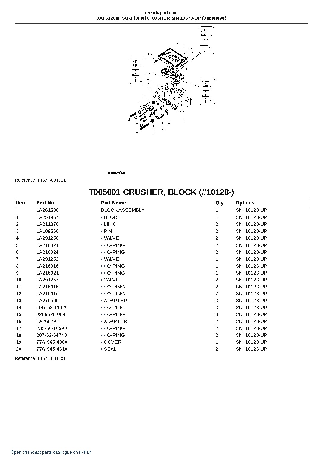 JATS1200HSQ-1 (JPN) CRUSHER S/N 10370-UP (Japanese) – sample page 6 JATS1200HSQ-1 (JPN) CRUSHER S/N 10370-UP (Japanese) – sample page 6