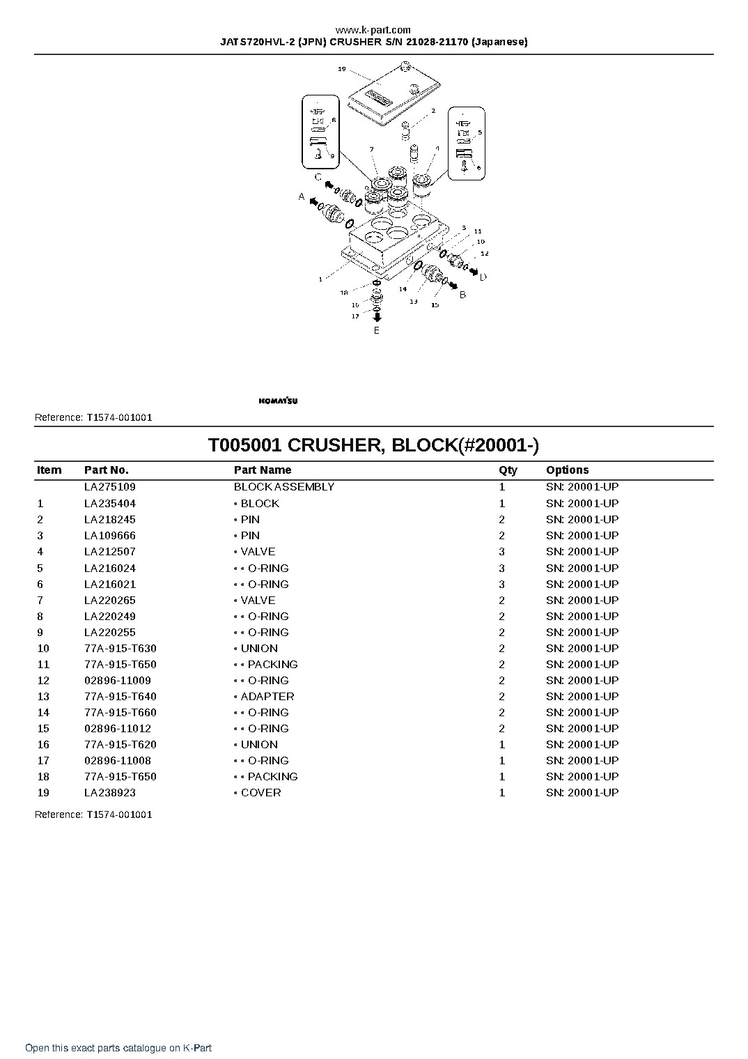 JATS720HVL-2 (JPN) CRUSHER S/N 21028-21170 (Japanese) – sample page 6