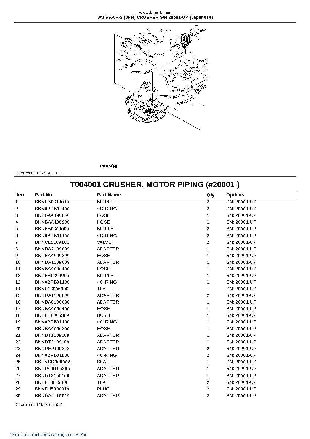 JATS950H-2 (JPN) CRUSHER S/N 20001-UP (Japanese) – sample page 5 JATS950H-2 (JPN) CRUSHER S/N 20001-UP (Japanese) – sample page 5