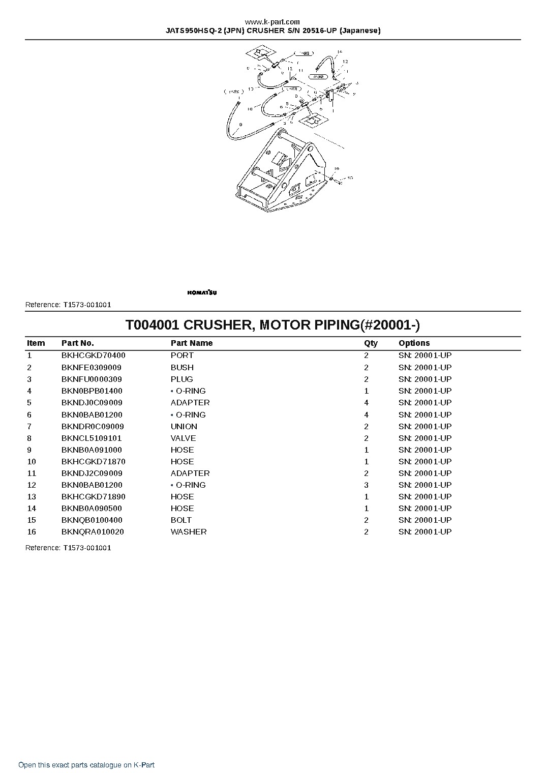 JATS950HSQ-2 (JPN) CRUSHER S/N 20516-UP (Japanese) – sample page 5 JATS950HSQ-2 (JPN) CRUSHER S/N 20516-UP (Japanese) – sample page 5