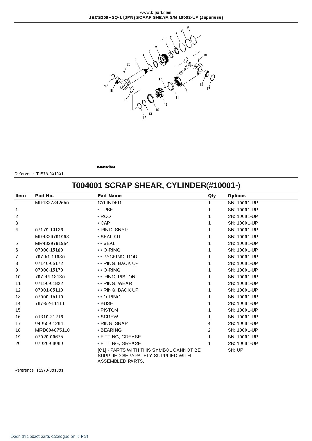 JBCS200HSQ-1 (JPN) SCRAP SHEAR S/N 10002-UP (Japanese) – sample page 4 JBCS200HSQ-1 (JPN) SCRAP SHEAR S/N 10002-UP (Japanese) – sample page 4