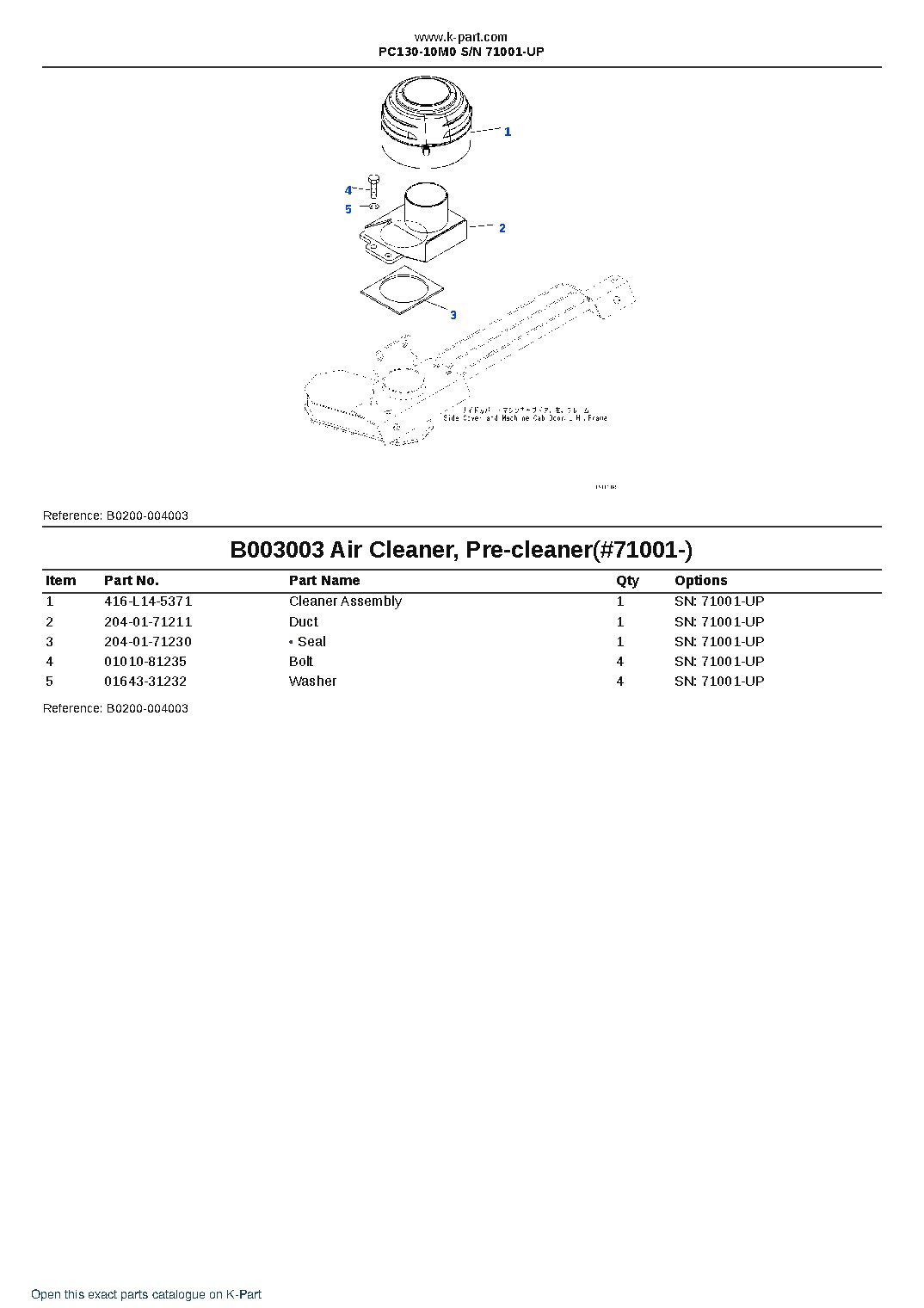 PC130-10M0 S/N 71001-UP – sample page 7 PC130-10M0 S/N 71001-UP – sample page 7
