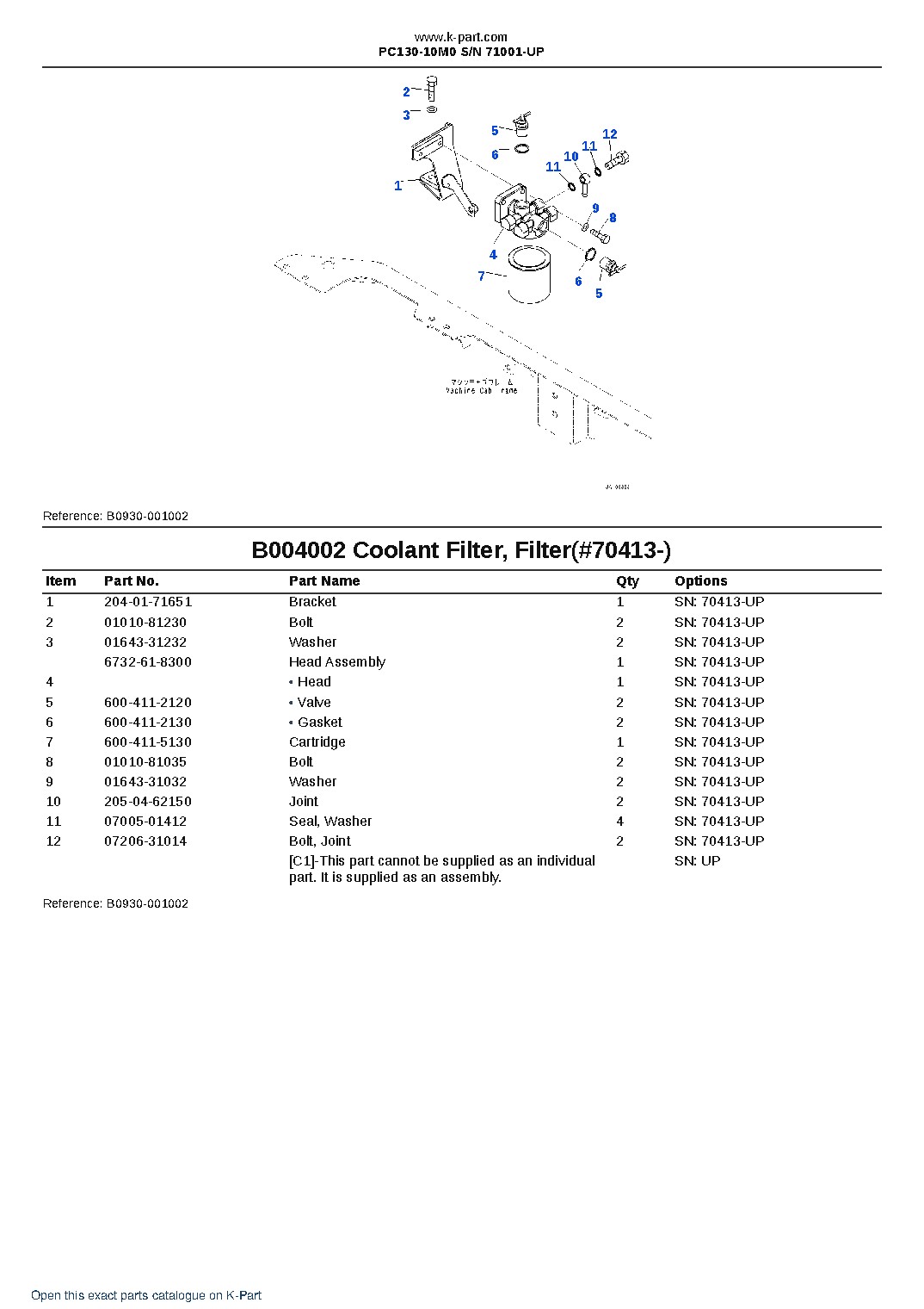 PC130-10M0 S/N 71001-UP – sample page 9 PC130-10M0 S/N 71001-UP – sample page 9