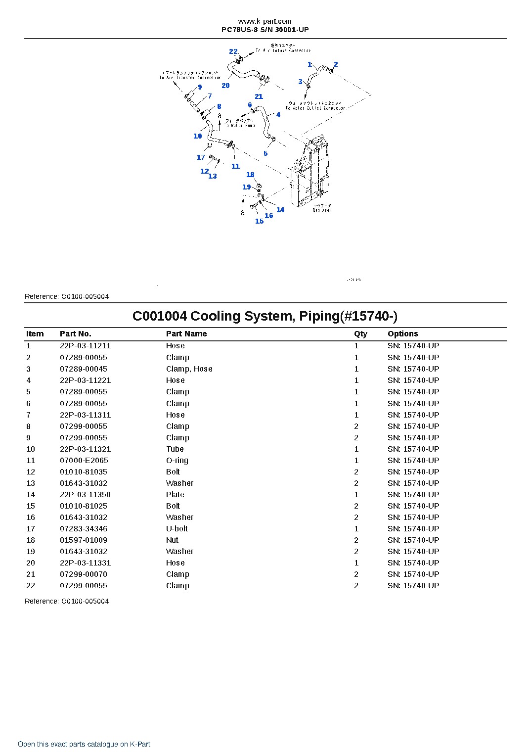 PC78US-8 S/N 30001-UP – sample page 10 PC78US-8 S/N 30001-UP – sample page 10