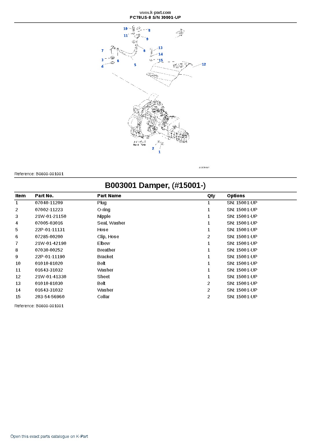 PC78US-8 S/N 30001-UP – sample page 5 PC78US-8 S/N 30001-UP – sample page 5
