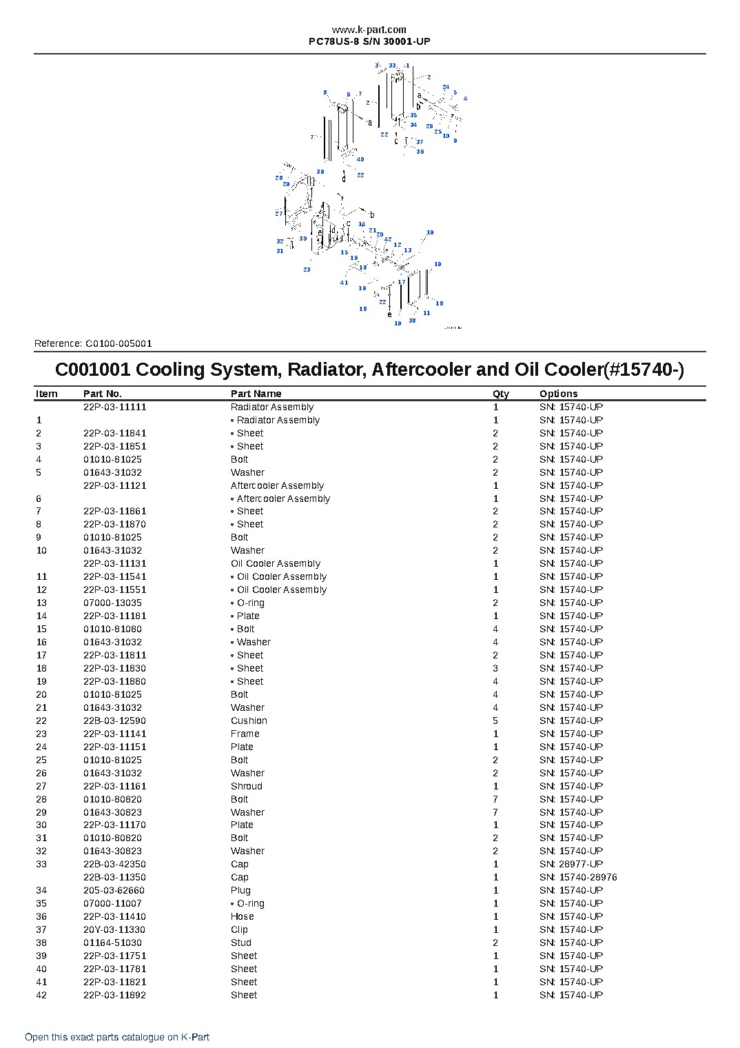 PC78US-8 S/N 30001-UP – sample page 6 PC78US-8 S/N 30001-UP – sample page 6