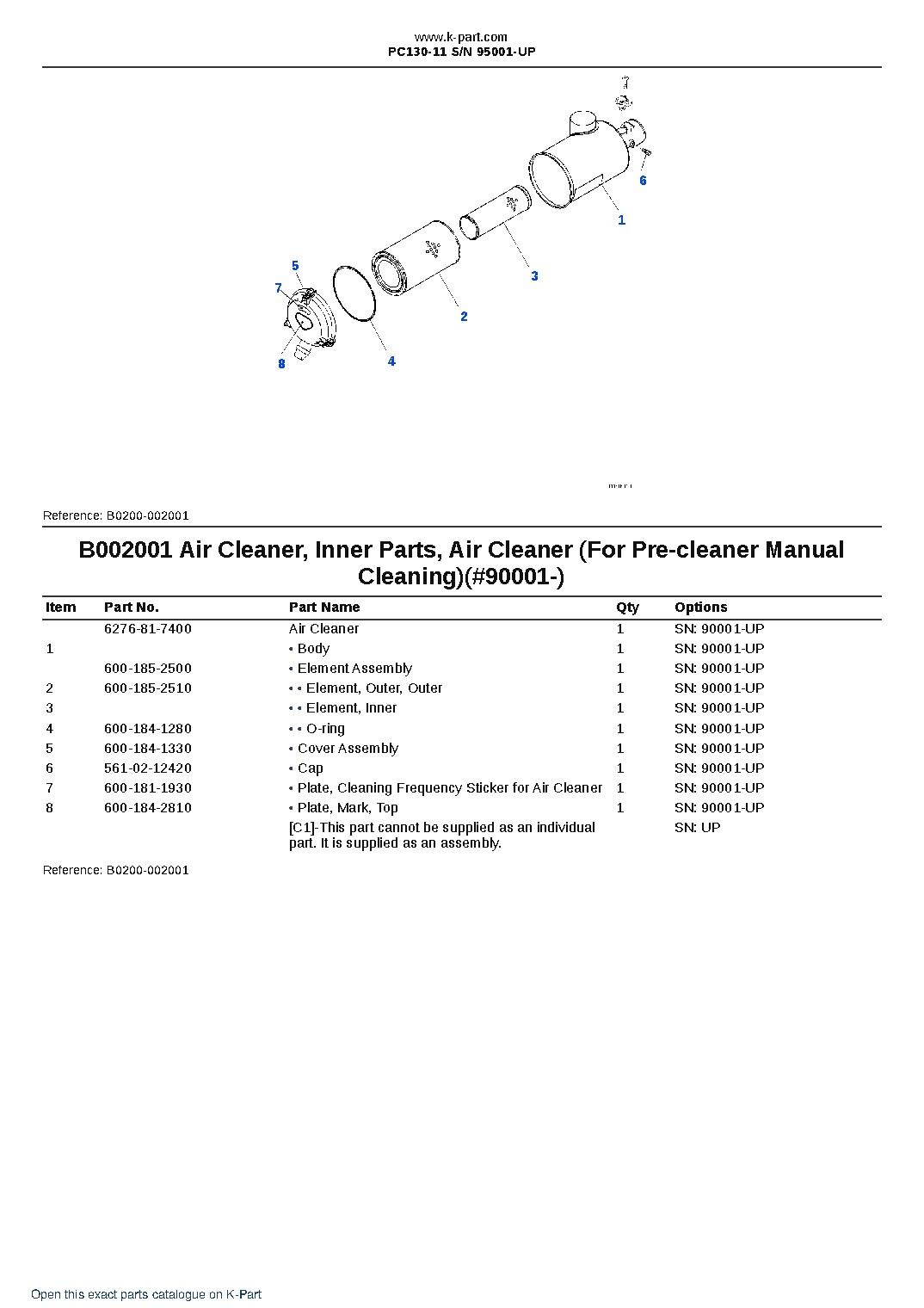 PC130-11 S/N 95001-UP – sample page 4 PC130-11 S/N 95001-UP – sample page 4