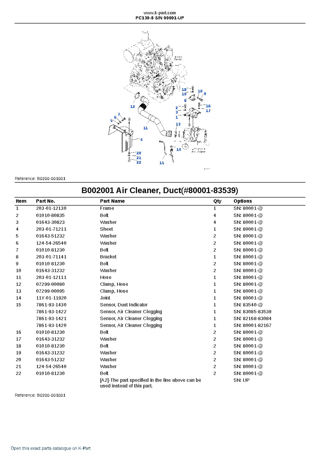 PC130-8 S/N 90001-UP – sample page 3
