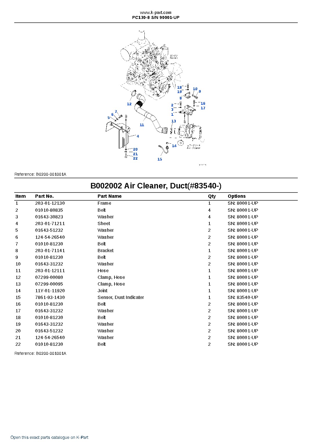 PC130-8 S/N 90001-UP – sample page 4