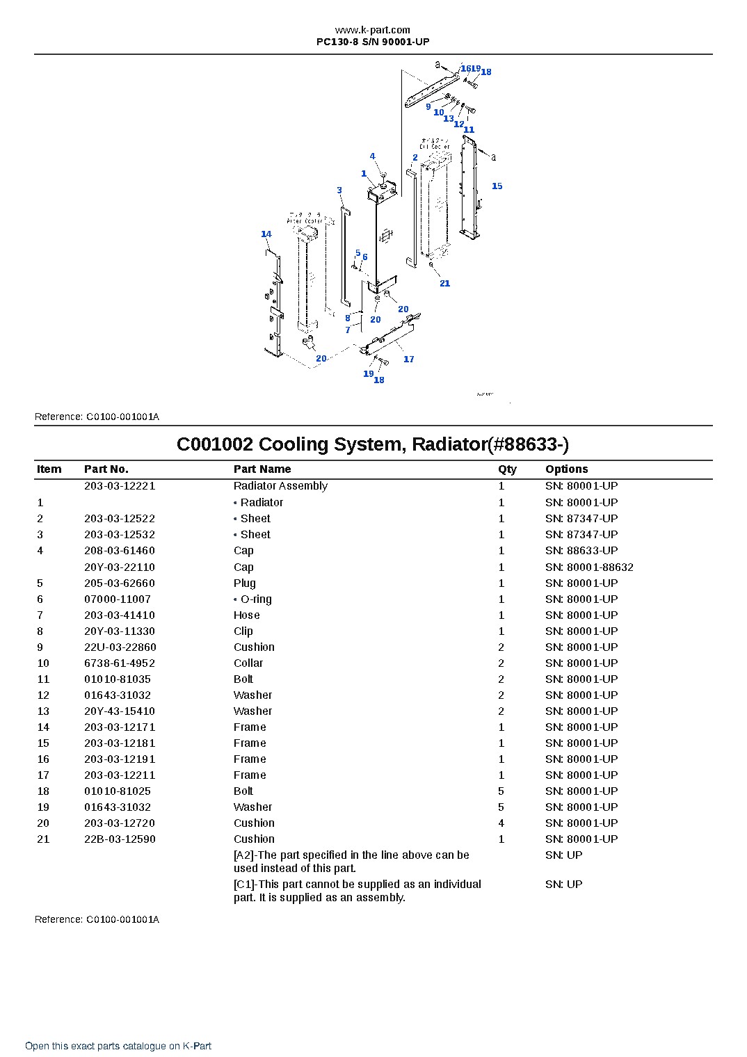 PC130-8 S/N 90001-UP – sample page 6