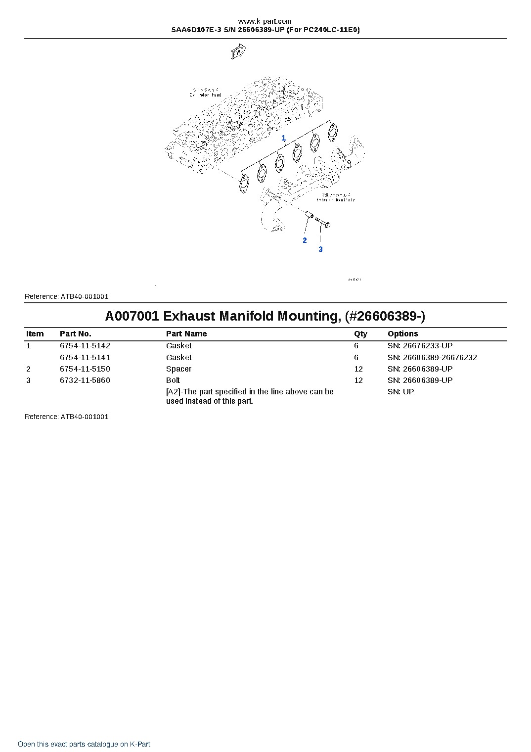 SAA6D107E-3 S/N 26606389-UP (For PC240LC-11E0) – sample page 8 SAA6D107E-3 S/N 26606389-UP (For PC240LC-11E0) – sample page 8