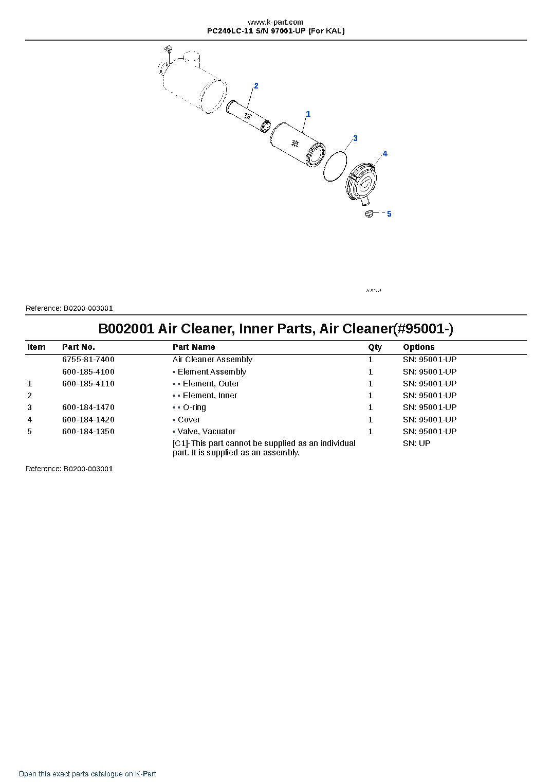 PC240LC-11 S/N 97001-UP (For KAL) – sample page 2 PC240LC-11 S/N 97001-UP (For KAL) – sample page 2