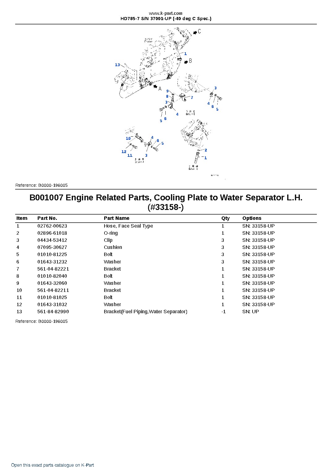 HD785-7 S/N 37001-UP (-40 deg C Spec.) – sample page 8 HD785-7 S/N 37001-UP (-40 deg C Spec.) – sample page 8