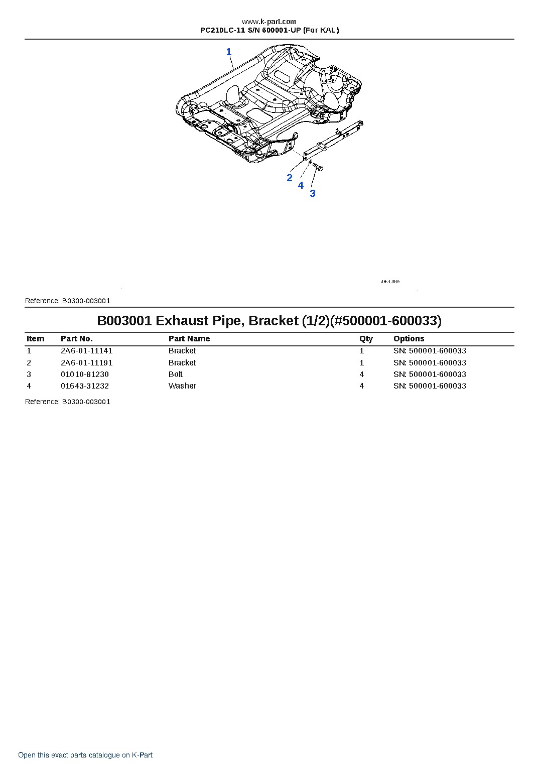 PC210LC-11 S/N 600001-UP (For KAL) – sample page 7 PC210LC-11 S/N 600001-UP (For KAL) – sample page 7