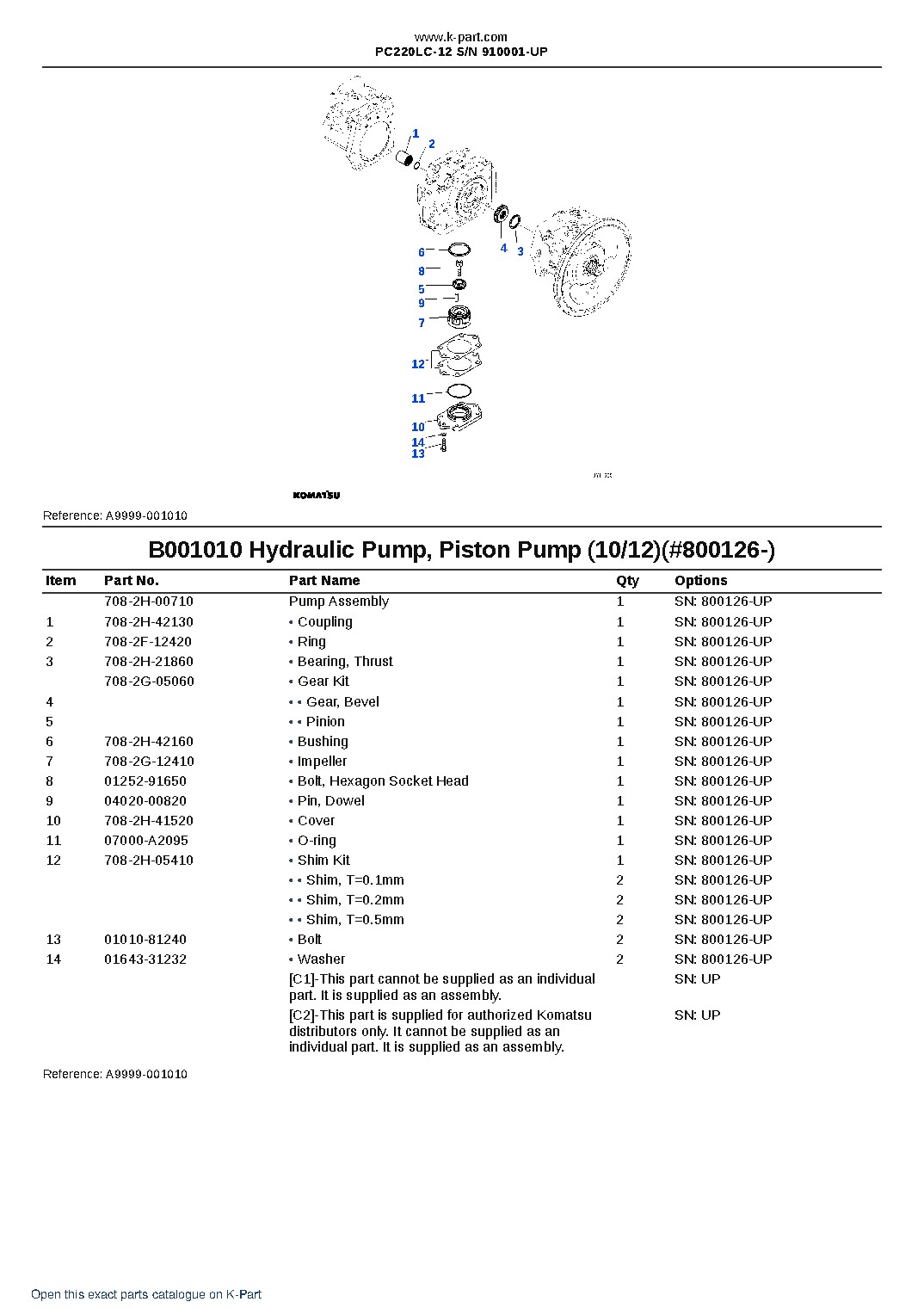 PC220LC-12 S/N 910001-UP – sample page 10 PC220LC-12 S/N 910001-UP – sample page 10