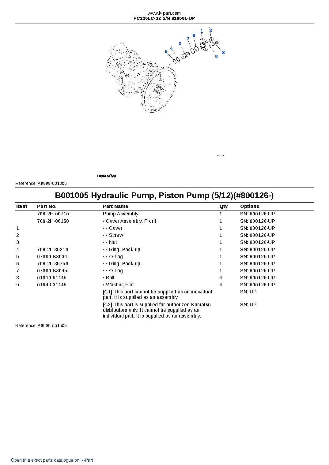 PC220LC-12 S/N 910001-UP – sample page 5 PC220LC-12 S/N 910001-UP – sample page 5