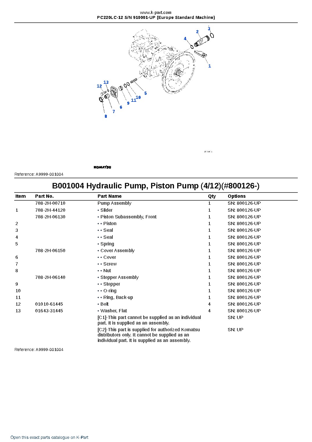 PC220LC-12 S/N 910001-UP (Europe Standard Machine) – sample page 4 PC220LC-12 S/N 910001-UP (Europe Standard Machine) – sample page 4