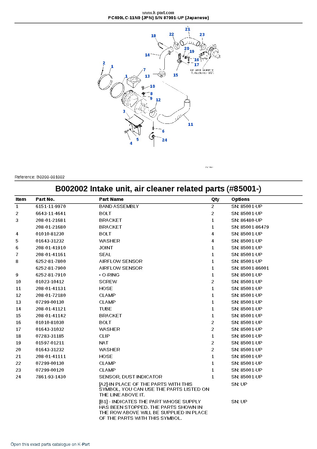 PC400LC-11N0 (JPN)  S/N 87001-UP (Japanese) – sample page 3