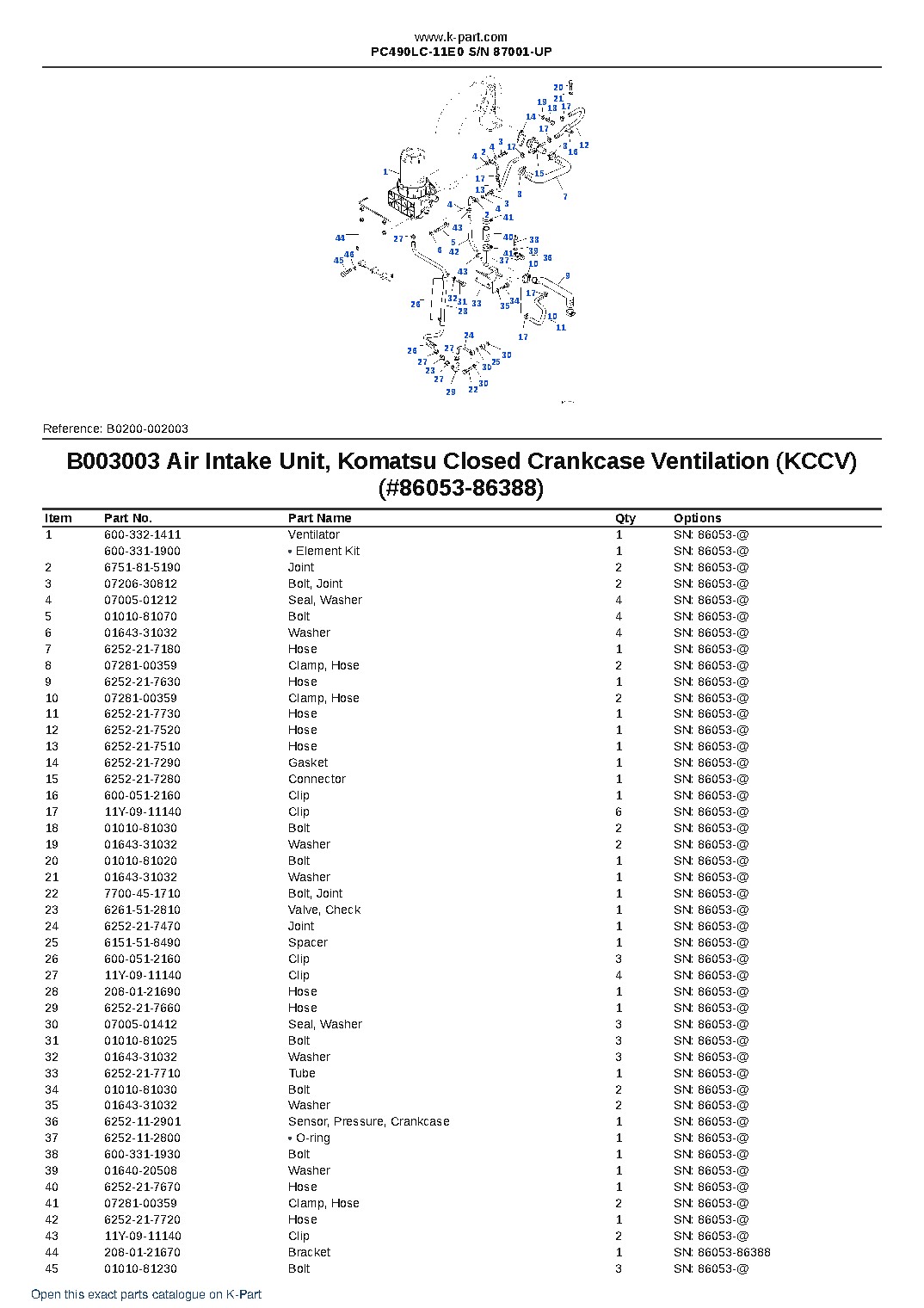 PC490LC-11E0 S/N 87001-UP – sample page 10 PC490LC-11E0 S/N 87001-UP – sample page 10