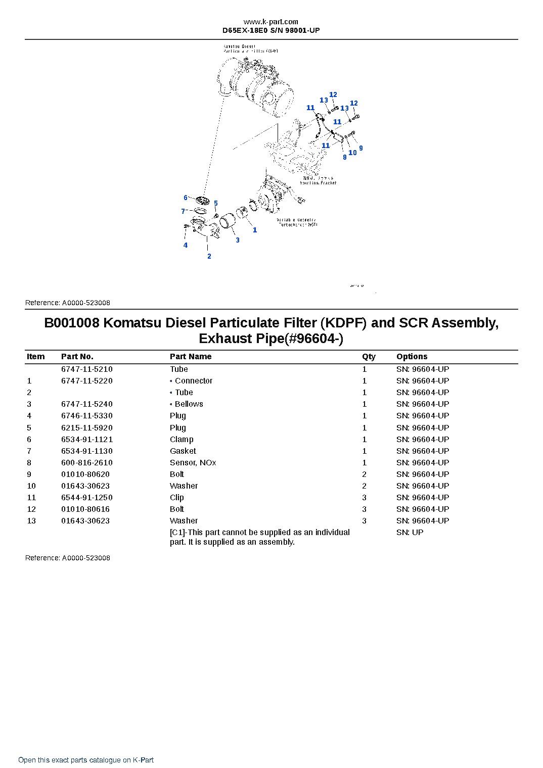 D65EX-18E0 S/N 98001-UP – sample page 10