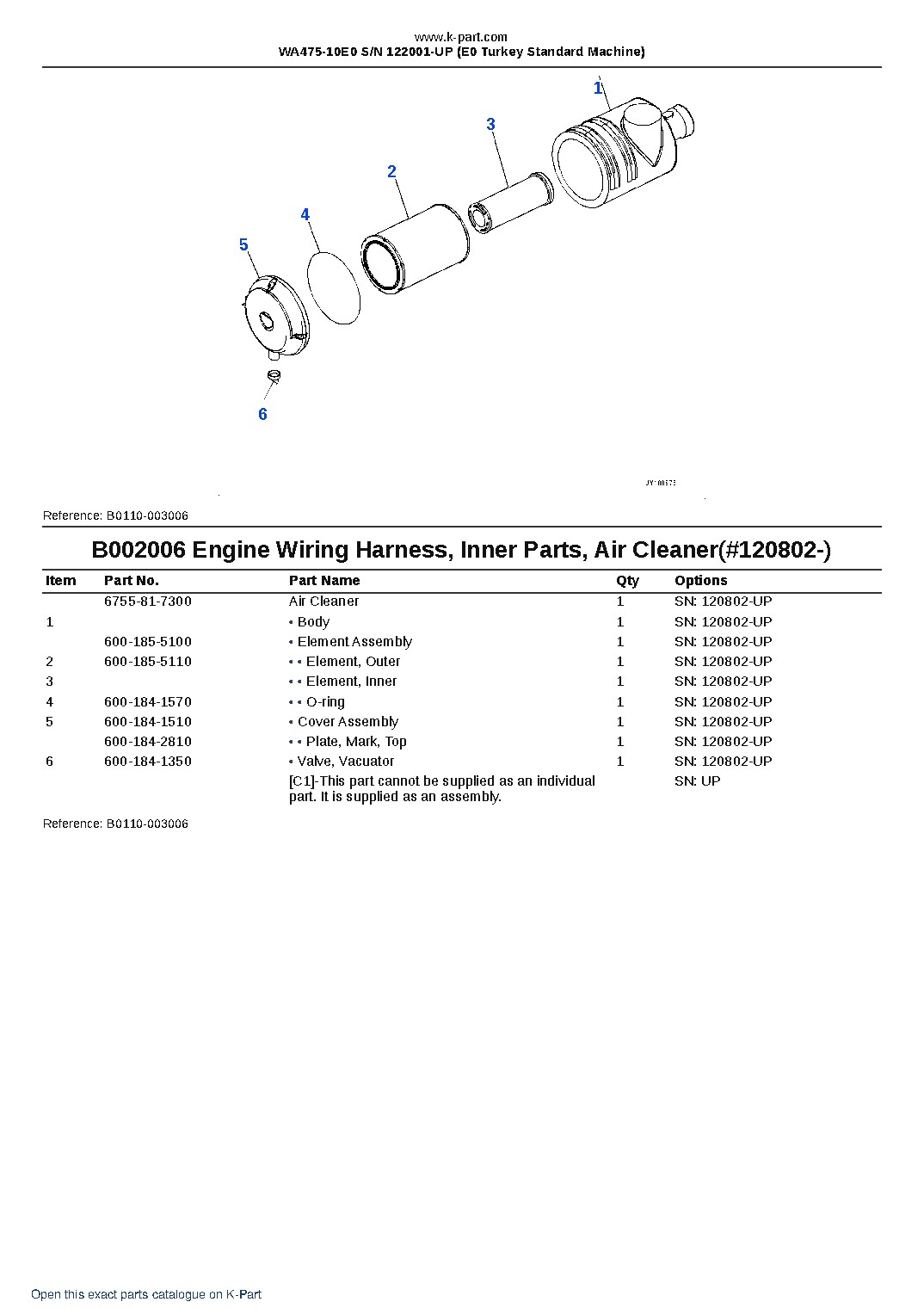WA475-10E0 S/N 122001-UP (E0 Turkey Standard Machine) – sample page 10 WA475-10E0 S/N 122001-UP (E0 Turkey Standard Machine) – sample page 10