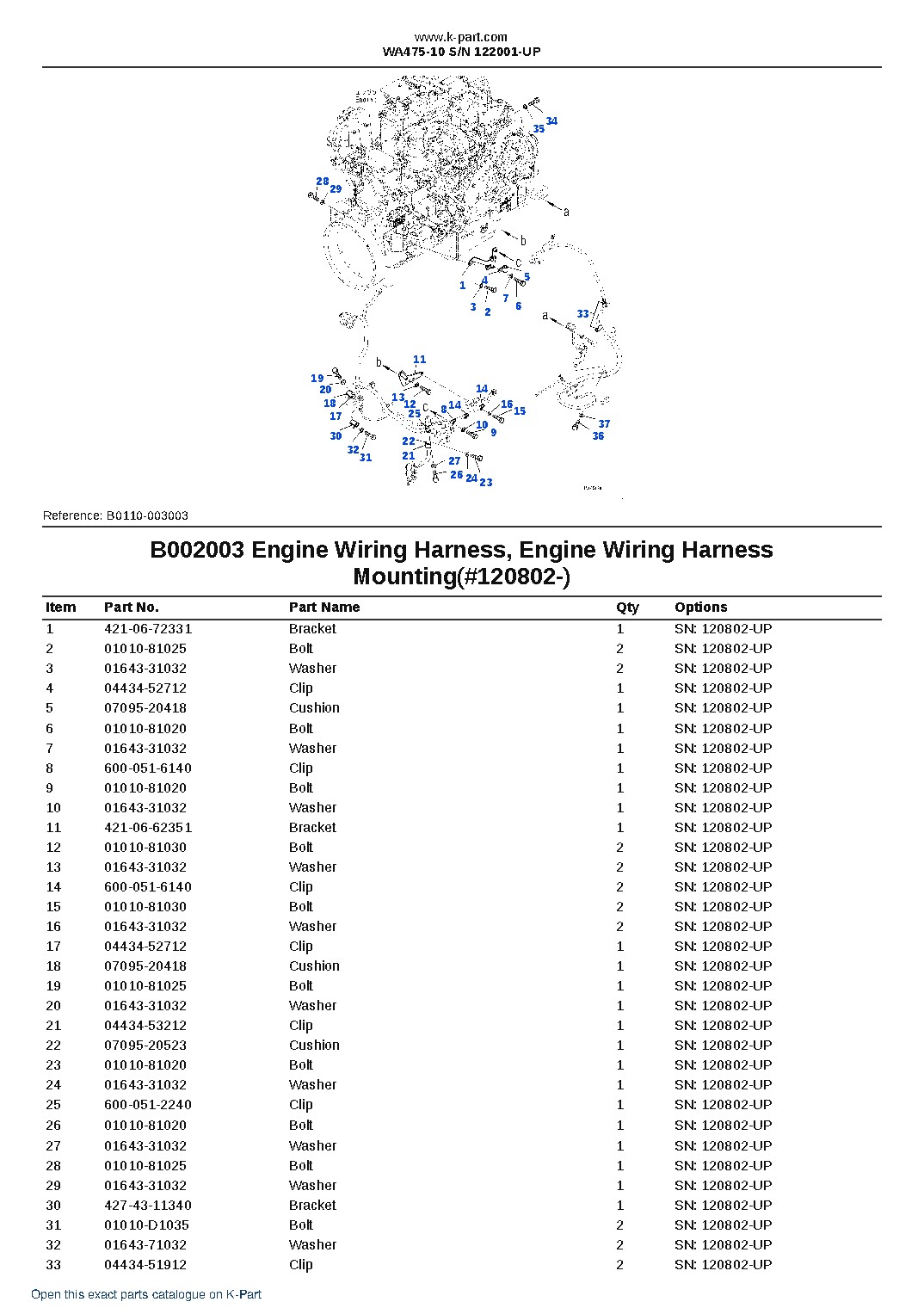WA475-10 S/N 122001-UP – sample page 6 WA475-10 S/N 122001-UP – sample page 6