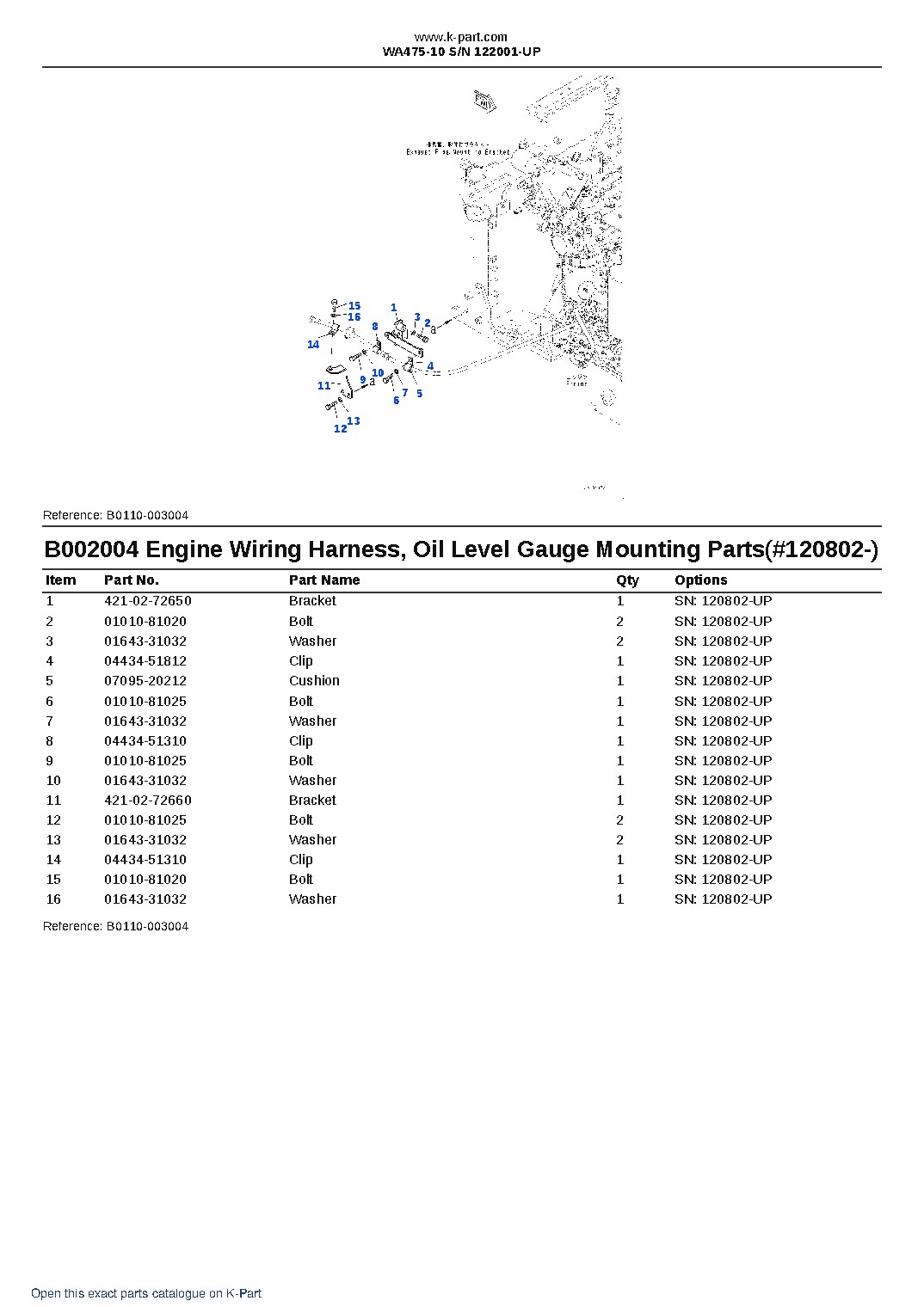 WA475-10 S/N 122001-UP – sample page 8 WA475-10 S/N 122001-UP – sample page 8