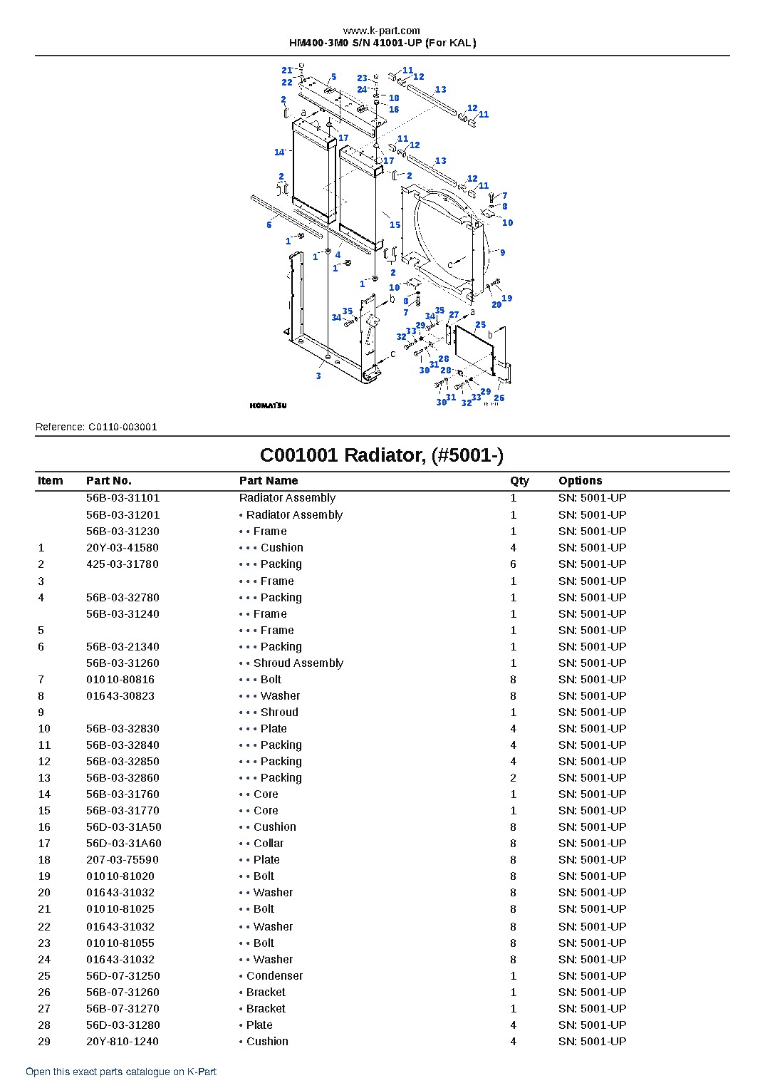HM400-3M0 S/N 41001-UP (For KAL) – sample page 10 HM400-3M0 S/N 41001-UP (For KAL) – sample page 10