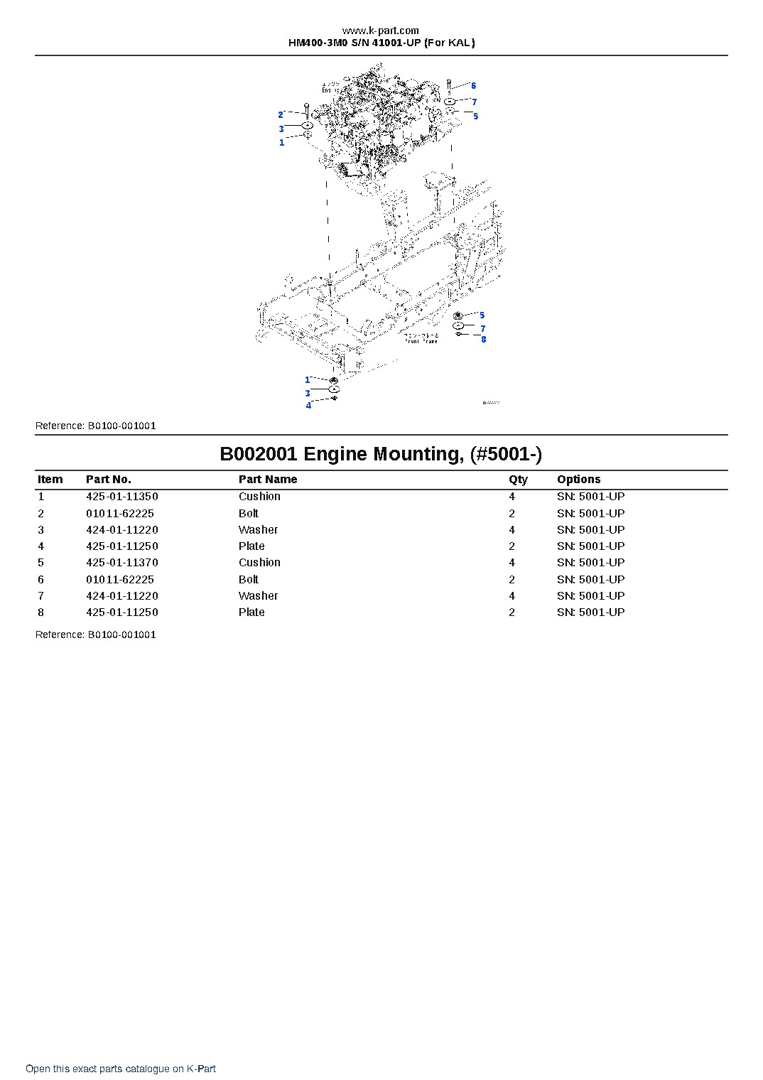 HM400-3M0 S/N 41001-UP (For KAL) – sample page 7 HM400-3M0 S/N 41001-UP (For KAL) – sample page 7