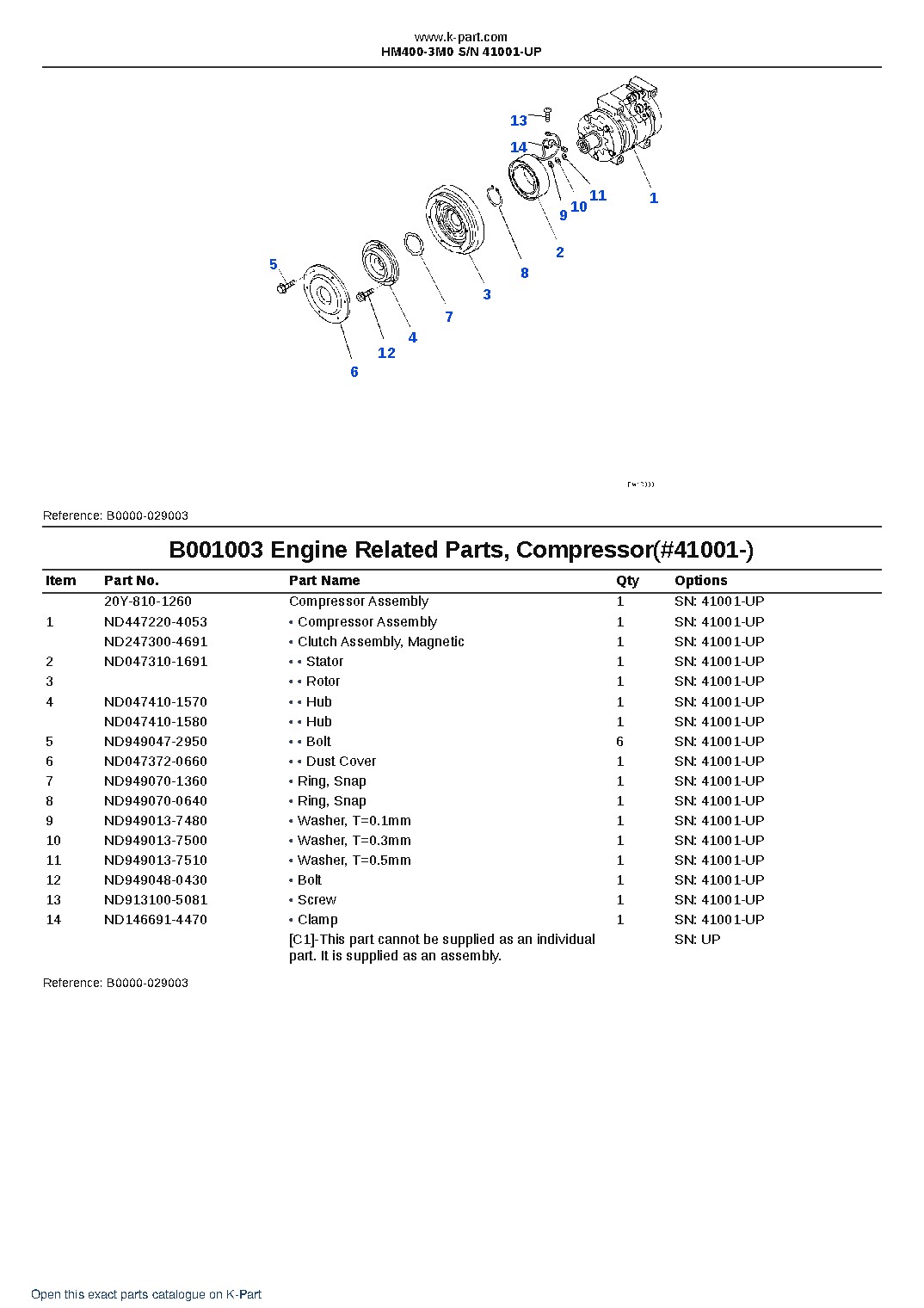 HM400-3M0 S/N 41001-UP – sample page 3 HM400-3M0 S/N 41001-UP – sample page 3